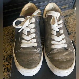 Frye sneakers, pewter color size 6